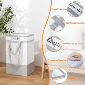 FairyHaus 78L waterproof fabric promises protection against moisture in laundry areas.