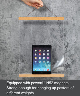 36-inch wide frame fits common sizes like 24x36 and 36x48.