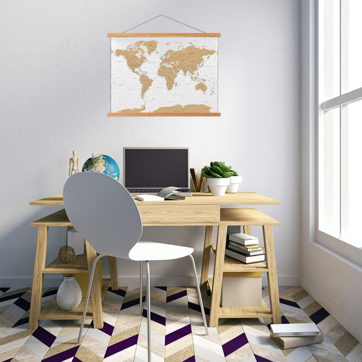 FALAMON magnetic frame easy-hang demonstrates quick setup