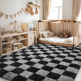 FALARK rug non-slip bottom prevents sliding for safer playtime.