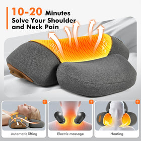 Automatic mode alternates heat and massage for effortless relaxation.