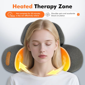 FAMKCY memory-foam design contours the neck for comfort
