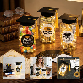 FAMNONE adhesive spots simplify securing jars and caps on tables.