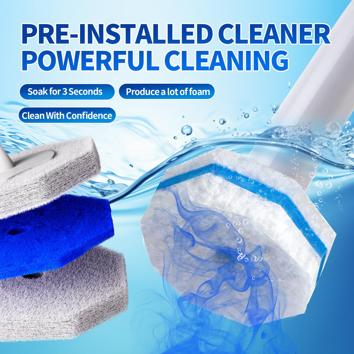 FAMYLI 60 replacement heads prevent residue buildup on the base.