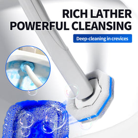 FAMYLI pre-filled cleaning pads release solution on contact for fast cleaning.