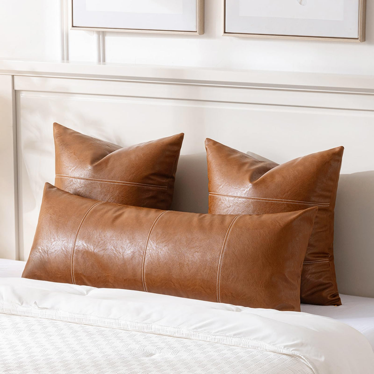 Fancy Homi pillow cover close-up stitching shows hand-finished quality