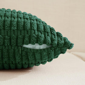 Fancy Homi green series pillow cover complements modern farmhouse decor.