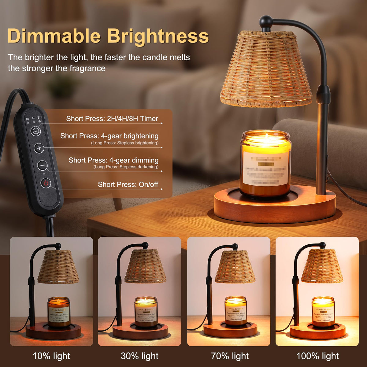 Ambient glow from FancyPlus lamp enhancing living room atmosphere