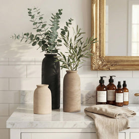 FancyPlus neutral finish complements warm wood tones and neutrals.