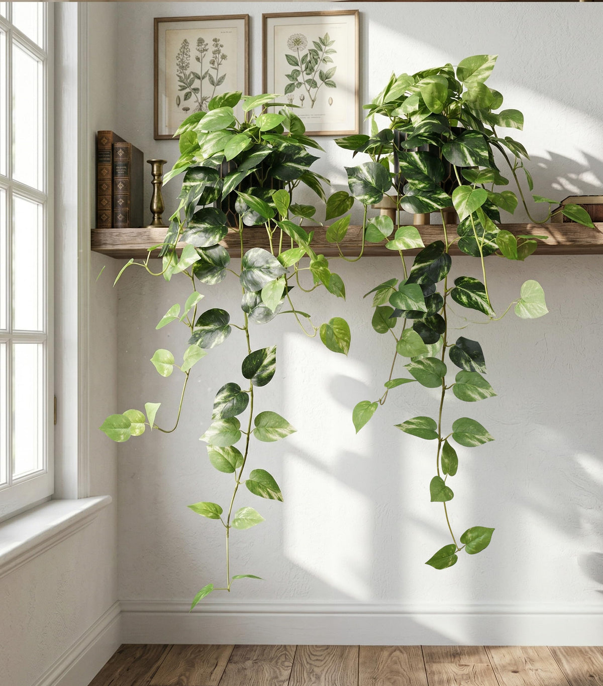 FancyPlus lifelike pothos leaves create an instant lush look