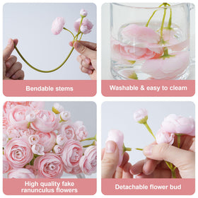 FancyPlus easy-care artificial flowers for home decor and event styling.