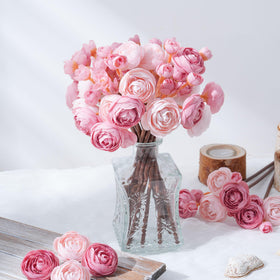 FancyPlus flexible-stem ranunculus with wire core for versatile DIY arrangements.