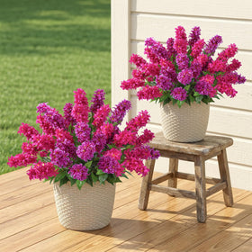 FancyPlus flexible wired stems allow creative arrangements in vases, wreaths, or centerpieces