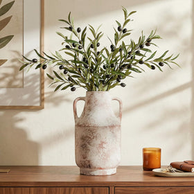 FancyPlus large centerpiece vase enhances dining and living room aesthetics.