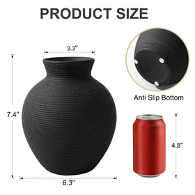 FancyPlus office desk decor with compact ceramic vase