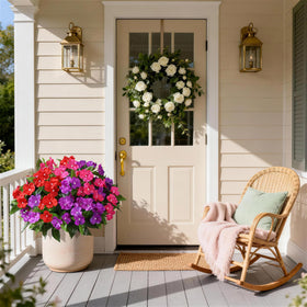 FancyPlus wipe-clean care keeps blooms vibrant with minimal upkeep.