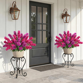 FancyPlus real touch silk flowers stay vibrant with no watering or pruning required