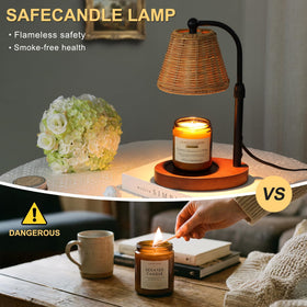 Timer dimmer control on FancyPlus candle warmer for customized fragrance moments