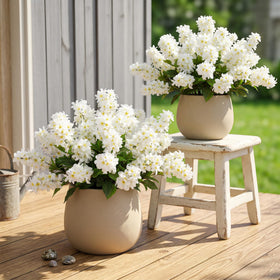 FancyPlus UV resistant fake flowers maintain color through seasons