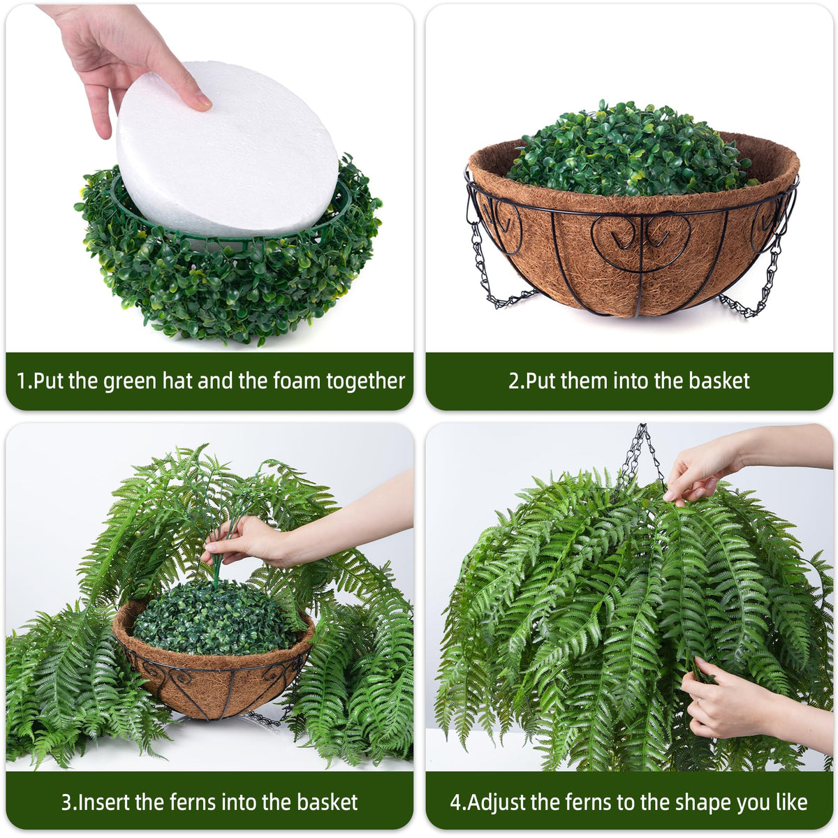 FancyPlus UV-resistant greenery stays vibrant outdoors for garden and patio spaces