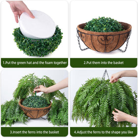 FancyPlus UV-resistant greenery stays vibrant outdoors for garden and patio spaces