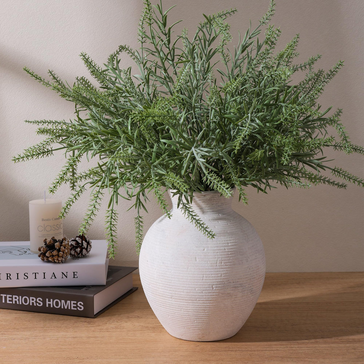 FancyPlus vase showcases handcrafted matte frosted surface for rustic decor