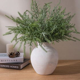 FancyPlus vase showcases handcrafted matte frosted surface for rustic decor