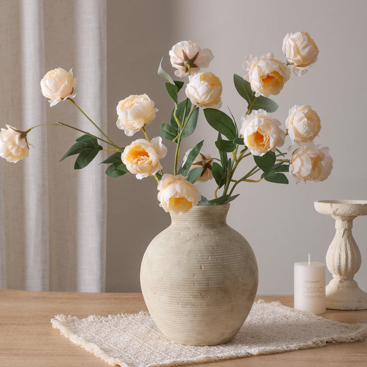 FancyPlus vase provides versatile decor suitable for farmhouse, vintage, modern interiors.
