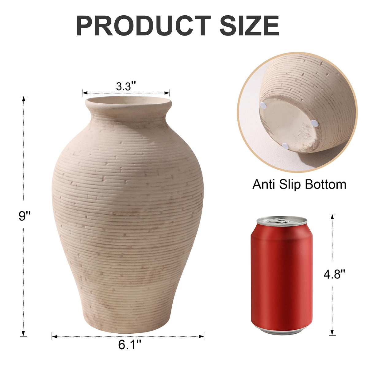 FancyPlus waterproof vase suitable for real water and blooms