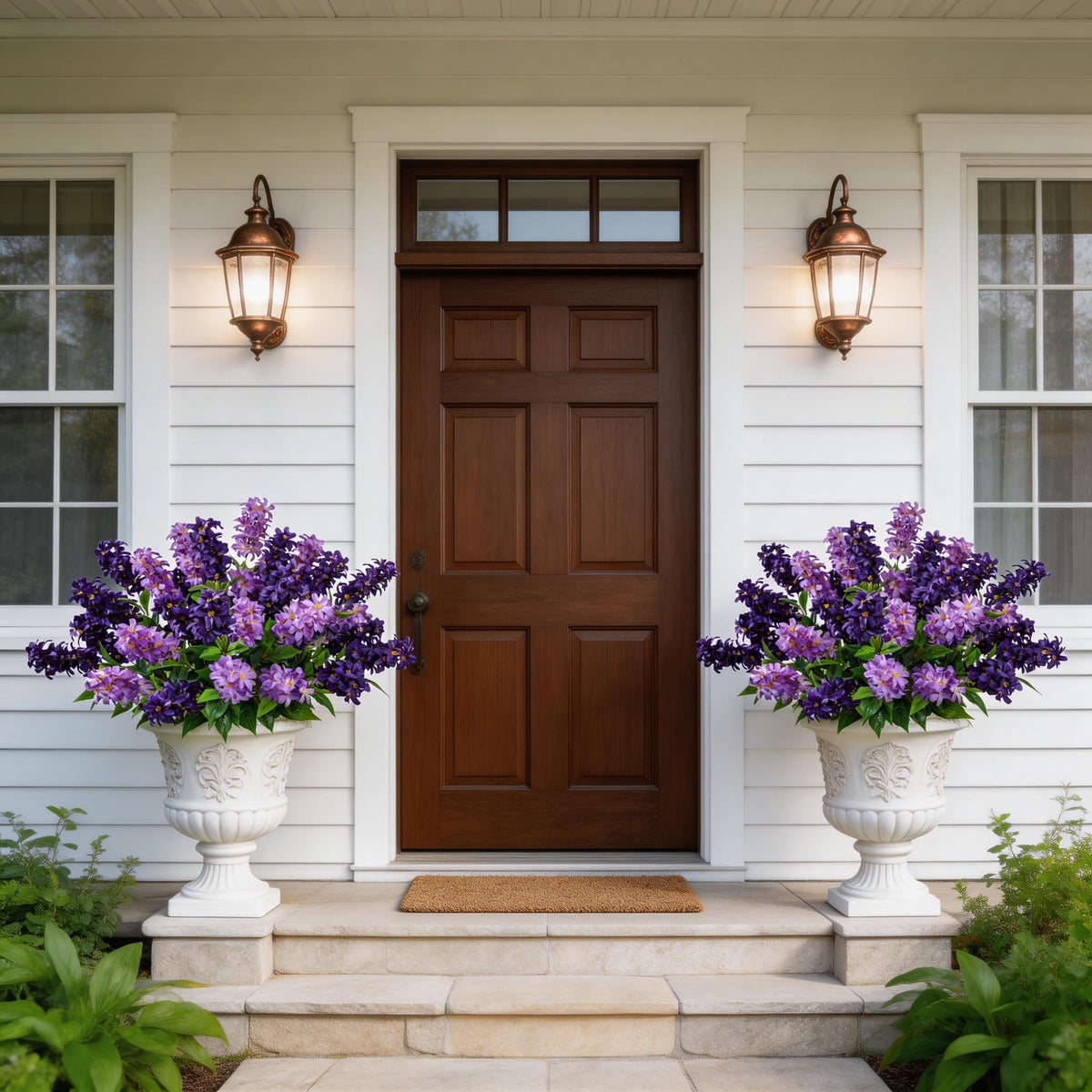FancyPlus weather-resistant silk flowers stay vibrant outdoors.