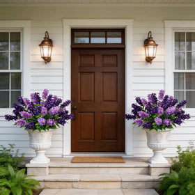 FancyPlus weather-resistant silk flowers stay vibrant outdoors.