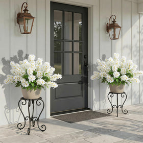 FancyPlus silk flowers styled as centerpieces or wreaths for home or events