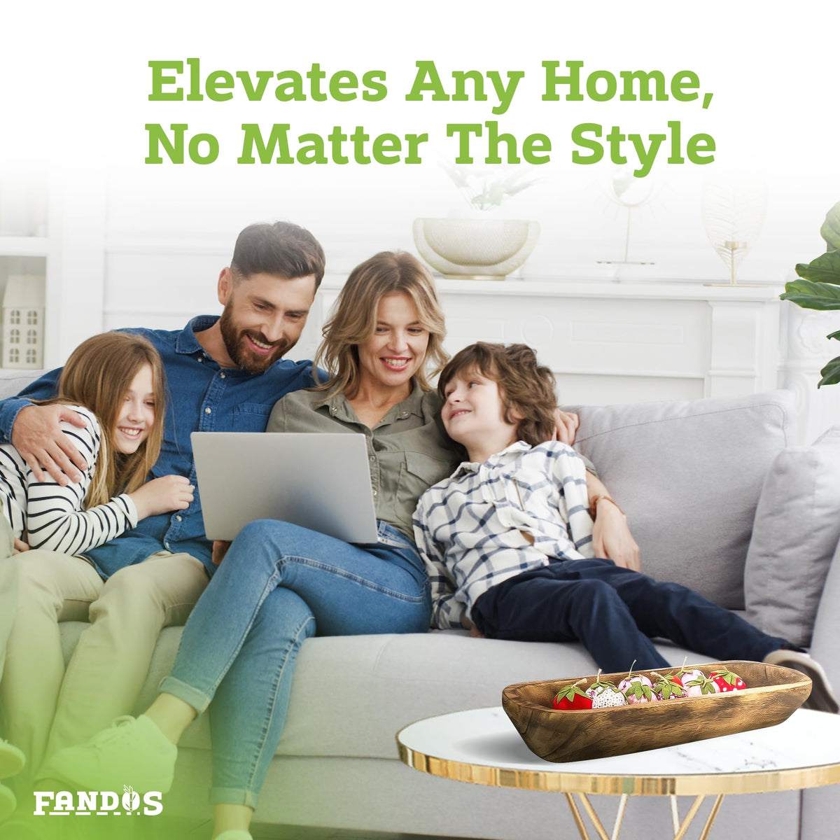 FANDOS dough bowl functions as a stylish catchall display