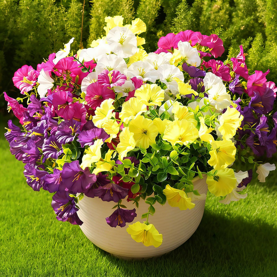 Fanfantoey morning glory bundles on outdoor porch for porch decor
