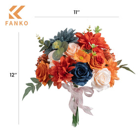 Reusable silk-like flowers for ongoing decorating.