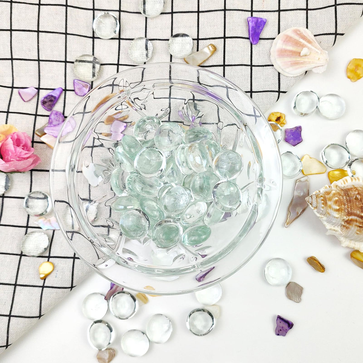 FANTIAN outdoor garden decor glass stones for fountains and accents