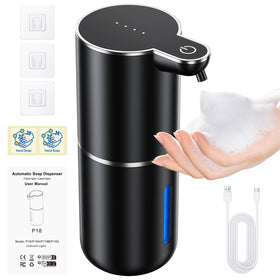 Fantictas foam dispensing action showing rich foam from one press