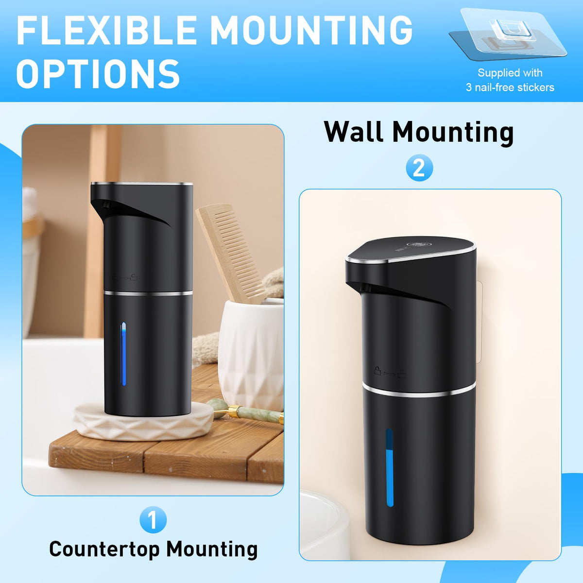 Fantictas compatible with soap sanitizer or shampoo.
