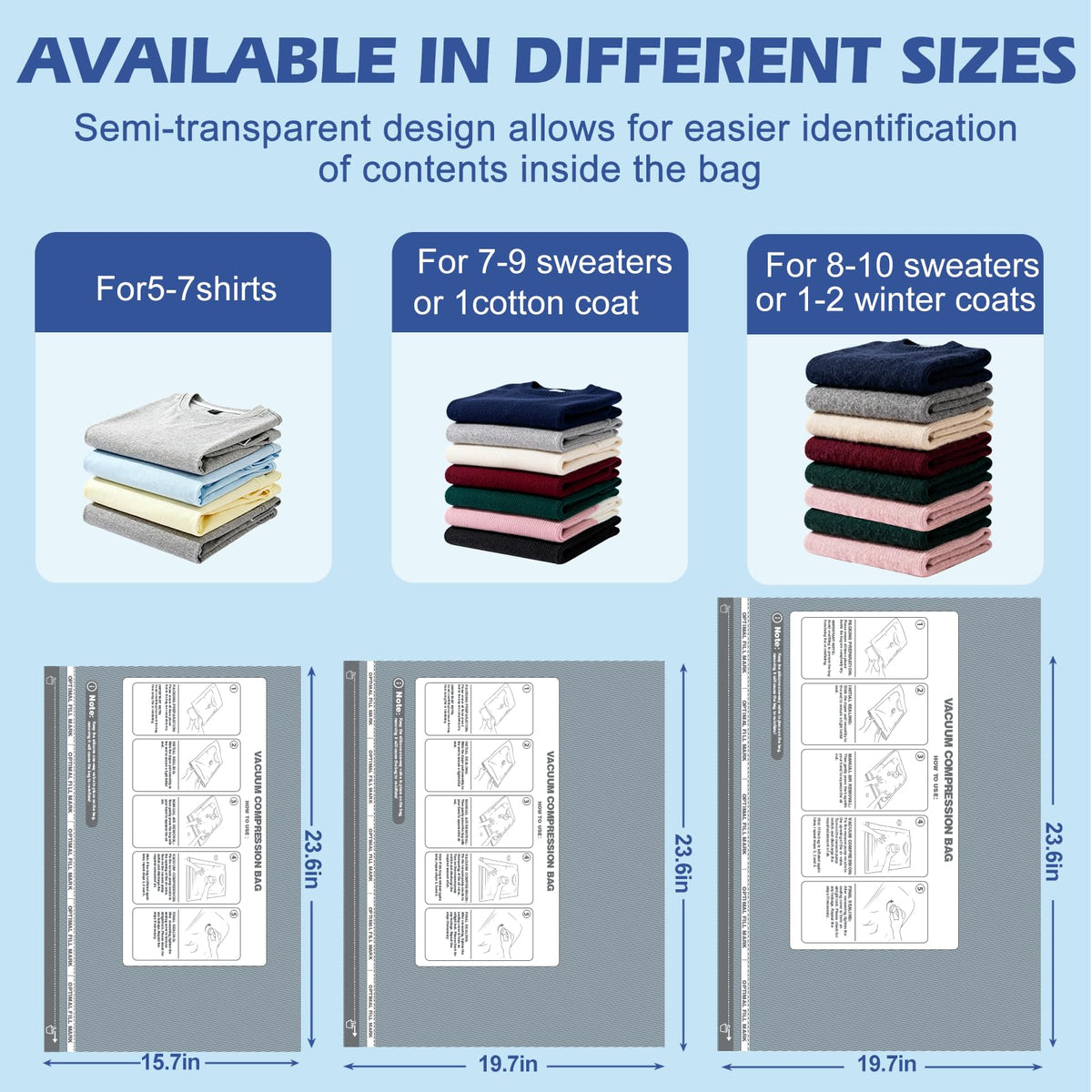 Fantictas vacuum bags seal-strip closeup highlighting airtight protection