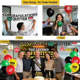 Fanuk office farewell decor for men fits break rooms and workshops
