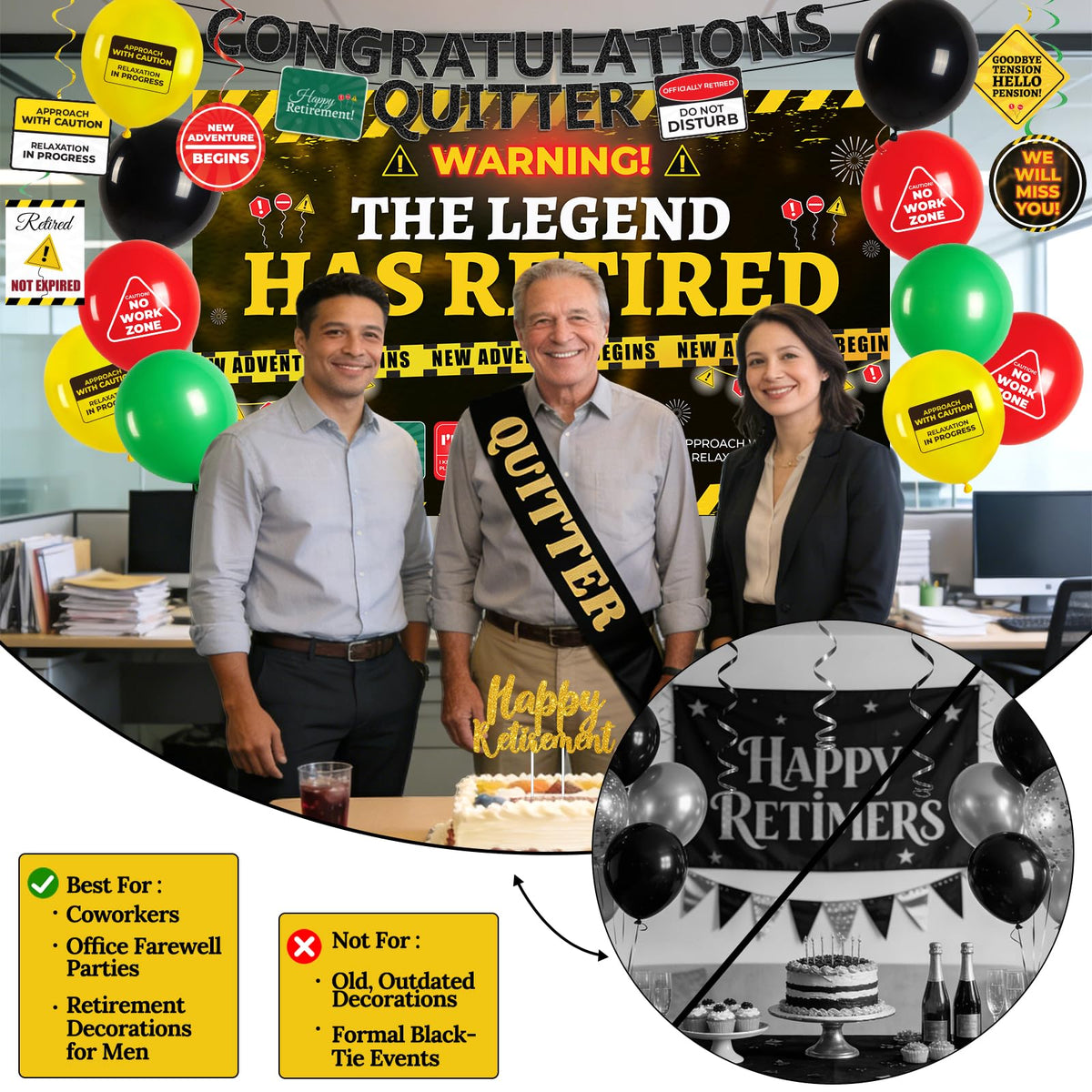 Fanuk retirement cake topper crowns the celebration