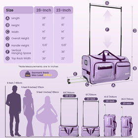 Fanwoli travel-ready duffle suits competitions, recitals, and rehearsals with ease.