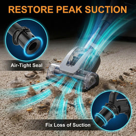Fashion Plus Shark replacement hose features a precision seal for steady suction.