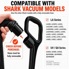 Fashion Plus Shark replacement hose demonstrates wide compatibility across models.