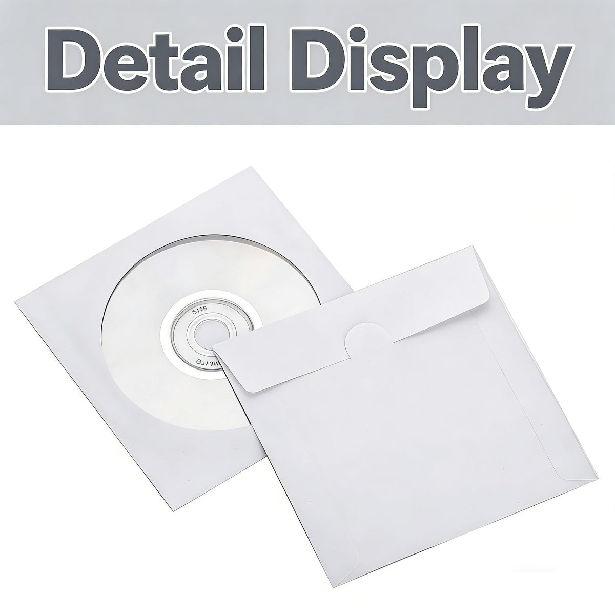 Close-up of Fasmov heavyweight paper inside sleeve providing durable protection.