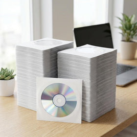 Moisture-resistant Fasmov sleeve guards discs during routine handling.