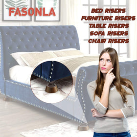 FASONLA stackable risers for easy height customization.