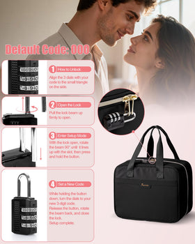 Fasrom discreet bag with water-resistant fabric protecting essentials in light rain.
