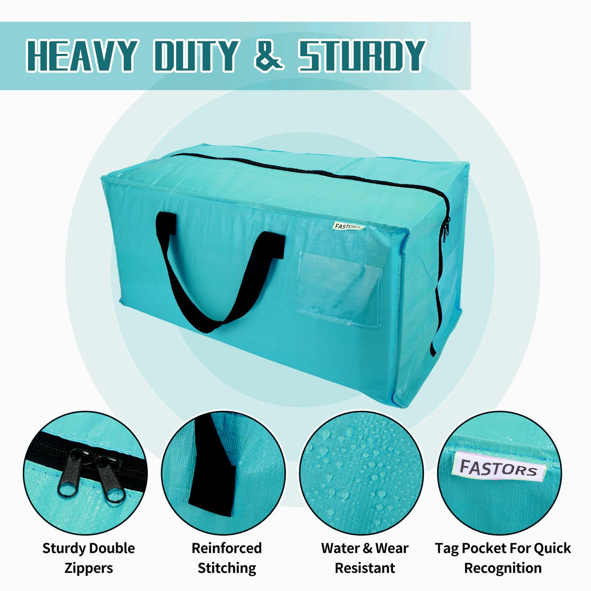 FASTORS 6-pack emphasizes easy access and comfortable carry for moves.