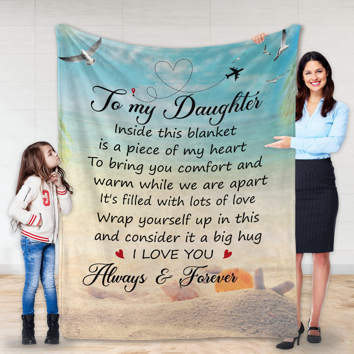 Fastpeace blanket can be machine washed for easy care